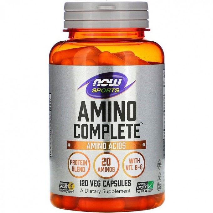 Аминокислота NOW FOODS AMINO COMPLETE, 120 капсул NS*0011 Аминокислота NOW FOODS AMINO COMPLETE, 120 капсул NS*0011