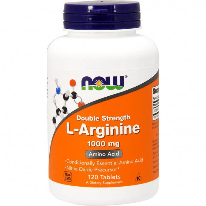 Аминокислота NOW FOODS L-ARGININE 1000 мг, 120 таблеток NS*0035 Аминокислота NOW FOODS L-ARGININE 1000 мг, 120 таблеток NS*0035