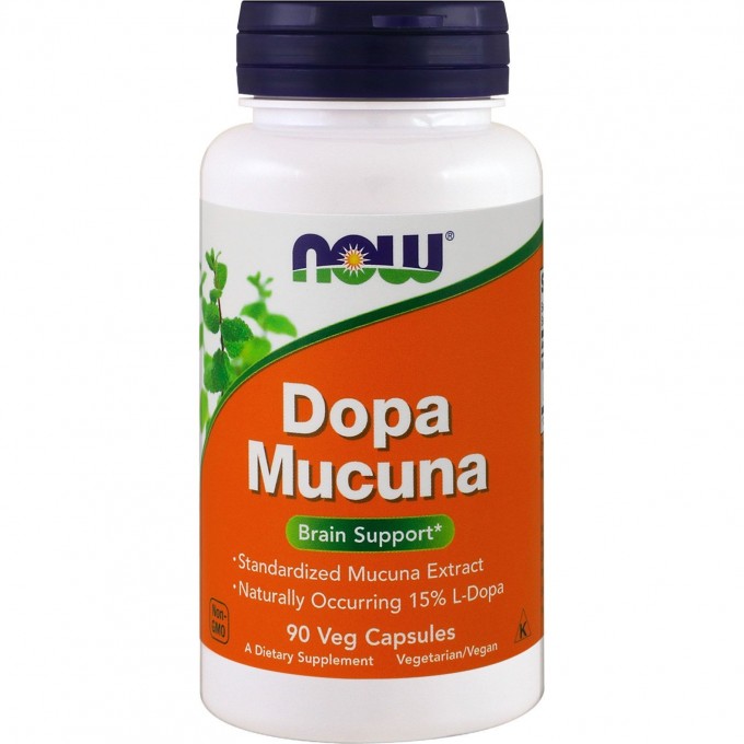 БАД антистрессовый NOW FOODS Dopa Mucuna, 90 капсул NS3092 БАД антистрессовый NOW FOODS Dopa Mucuna, 90 капсул NS3092
