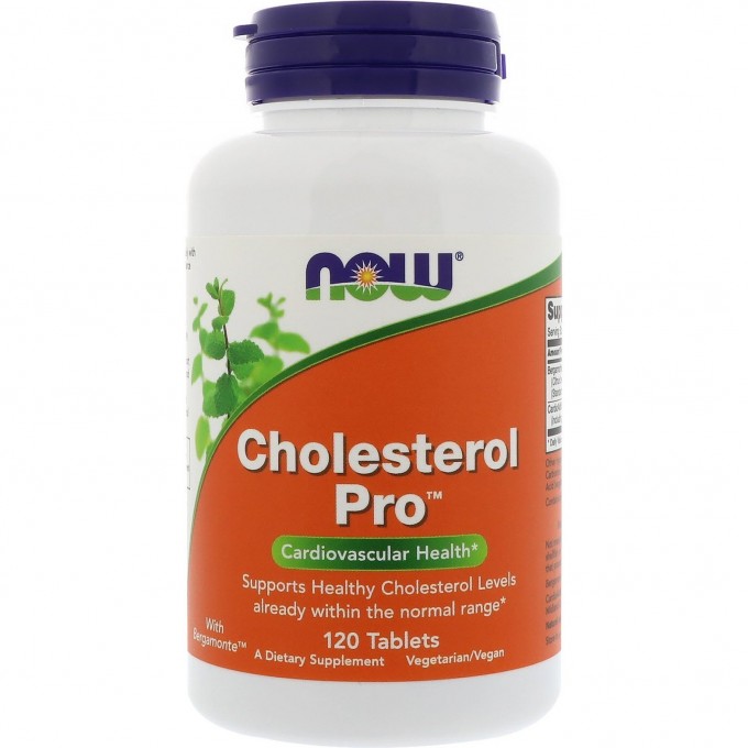 Бад NOW Cholesterol Pro, Холестерол про - 120 таблеток NS3510 Бад NOW Cholesterol Pro, Холестерол про - 120 таблеток NS3510