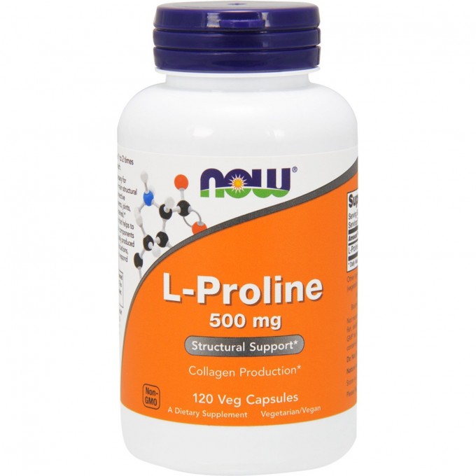 БАД NOW FOODS L-Proline, 500 мг, 120 капсул NS*0133 БАД NOW FOODS L-Proline, 500 мг, 120 капсул NS*0133