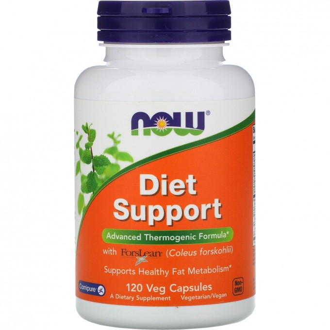 БАДы для усиления жиросжигания NOW FOODS Diet Support, 120 капсул NS3307 БАДы для усиления жиросжигания NOW FOODS Diet Support, 120 капсул NS3307