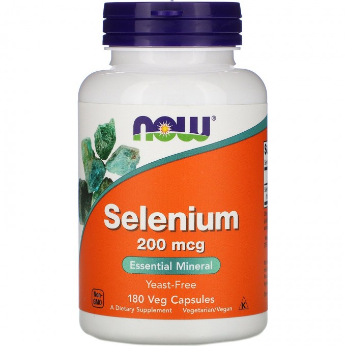 Биодобавка NOW FOODS SELENIUM, 200 мкг - 180 капсул NS1486 Биодобавка NOW FOODS SELENIUM, 200 мкг - 180 капсул NS1486