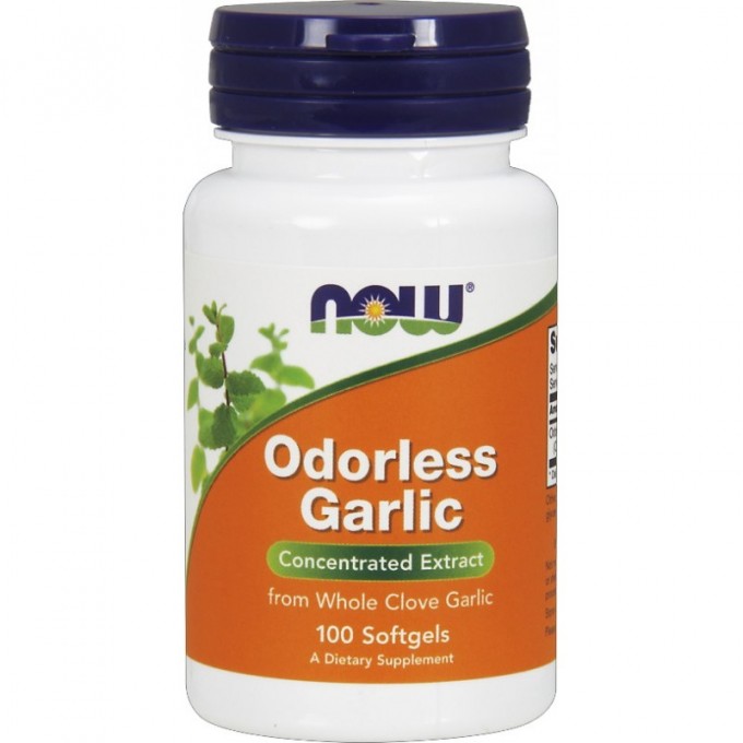 Биологически активная добавка NOW FOOD GARLIC ODORLEES (Экстракт чеснока), 25 мг - 100 капсул NS1807 Биологически активная добавка NOW FOOD GARLIC ODORLEES (Экстракт чеснока), 25 мг - 100 капсул NS1807
