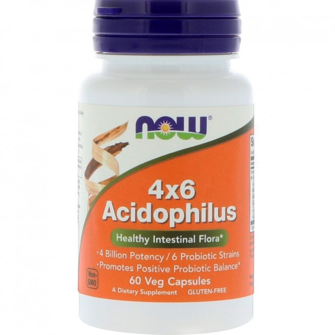 Биологически активная добавка NOW FOODS ACIDOPHILUS (Пробиотик), 60 капсул NS2920 Биологически активная добавка NOW FOODS ACIDOPHILUS (Пробиотик), 60 капсул NS2920