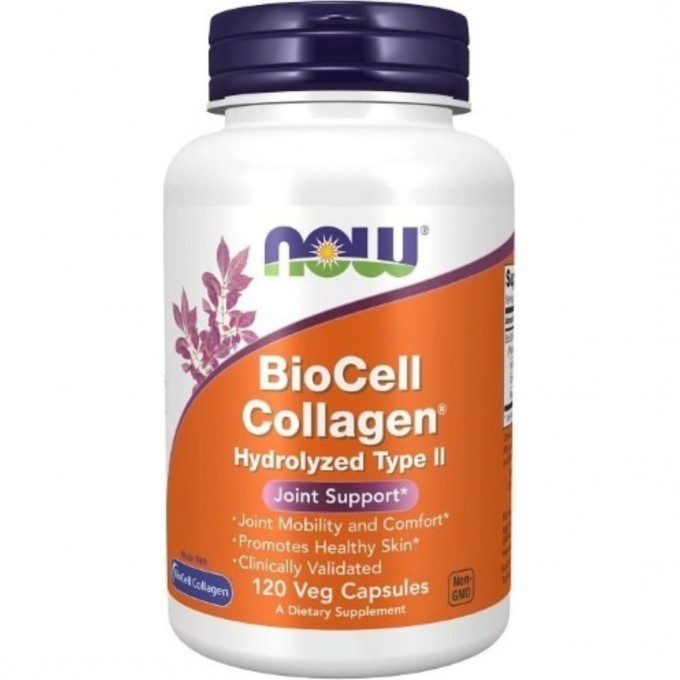 Коллаген NOW FOODS BIOCELL COLLAGEN HYDROLYZED TYPE II NS3008 Коллаген NOW FOODS BIOCELL COLLAGEN HYDROLYZED TYPE II NS3008