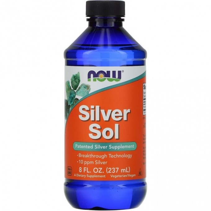 Коллоидное серебро NOW FOODS SILVER SOL, 237 мл. NS1408 Коллоидное серебро NOW FOODS SILVER SOL, 237 мл. NS1408