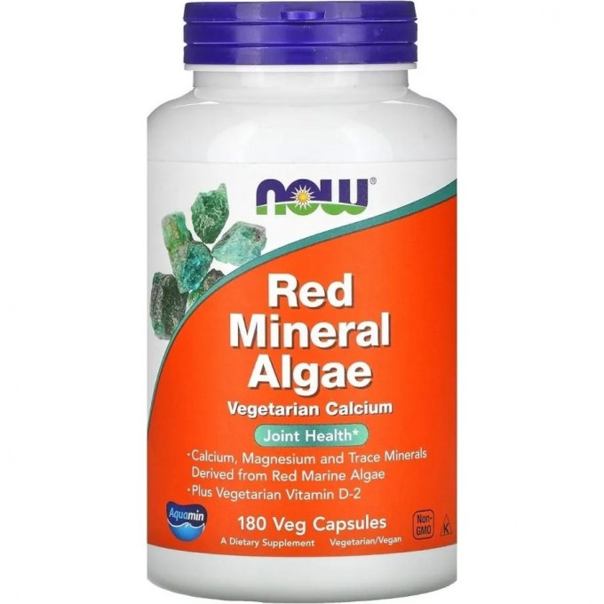 Красные водоросли NOW FOODS RED MINERALALGAE NS1538 Красные водоросли NOW FOODS RED MINERALALGAE NS1538