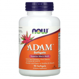 Мультивитамины для мужчин NOW FOODS ADAM 90 софткапсул