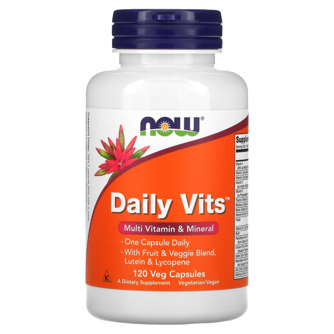 Мультивитамины NOW FOODS DAILY VITS 120 NS3776 Мультивитамины NOW FOODS DAILY VITS 120 NS3776