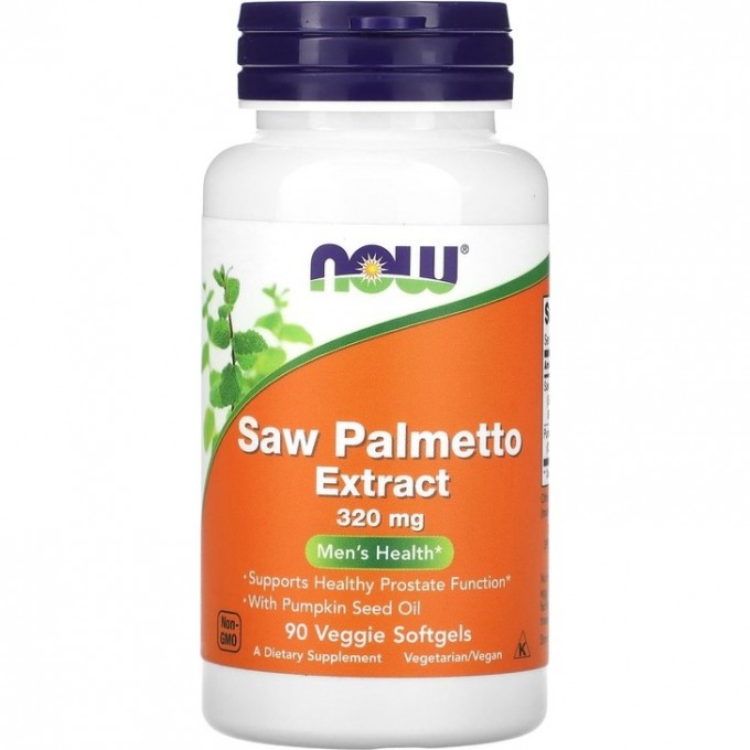 Пальметто NOW FOODS SAW PALMETTO EXTRACT, 320 мг, 90 капсул NS4756 Пальметто NOW FOODS SAW PALMETTO EXTRACT, 320 мг, 90 капсул NS4756