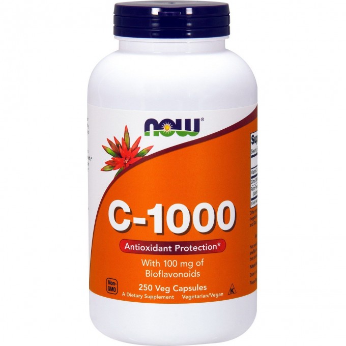 Витамин NOW FOODS C-1000, 250 капсул NS0692 Витамин NOW FOODS C-1000, 250 капсул NS0692