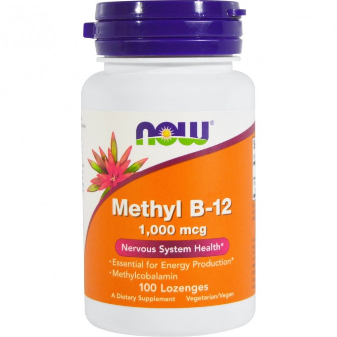 Витамин NOW FOODS METHYL B-12, 1000 мкг, 100 таблеток NS0495 Витамин NOW FOODS METHYL B-12, 1000 мкг, 100 таблеток NS0495