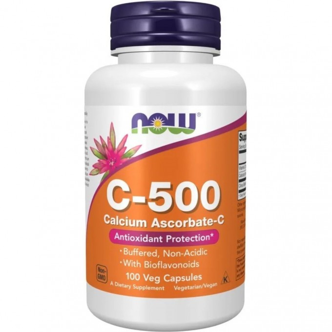 Витамин NOW FOODS С-500 CALCIUM ASCORBATE-C NS0676 Витамин NOW FOODS С-500 CALCIUM ASCORBATE-C NS0676