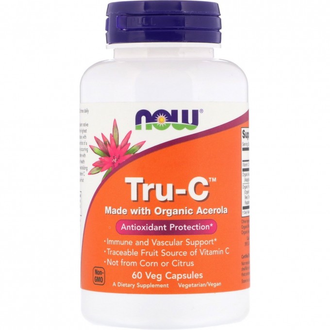 Витамин Now Foods Tru-C, 60 капсул NS0707 Витамин Now Foods Tru-C, 60 капсул NS0707