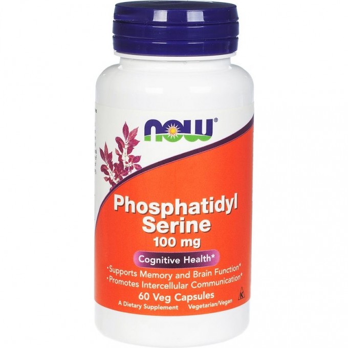 Витамин NOW Phosphatidyl Serine, 100 мг - 60 капсул NS2380 Витамин NOW Phosphatidyl Serine, 100 мг - 60 капсул NS2380