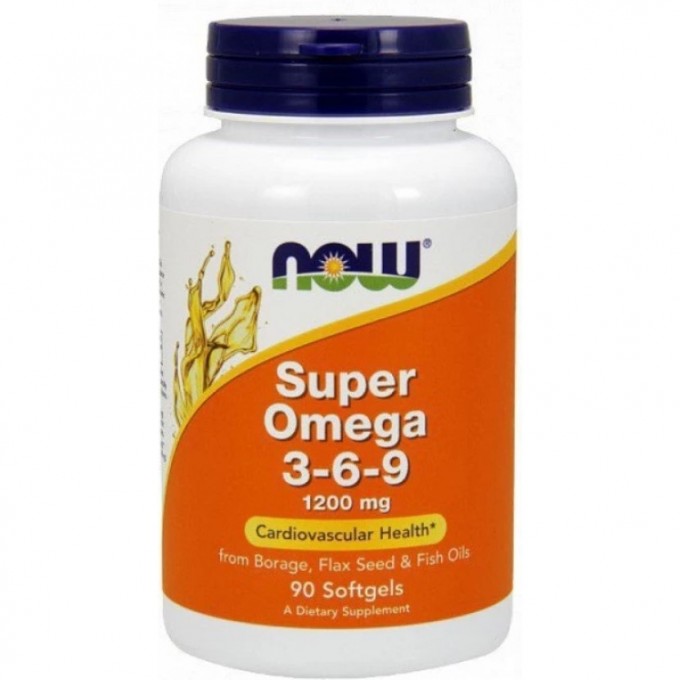 Витаминный комплекс NOW Omega 3-6-9, 1200 мг - 90 капсул NS1839 Витаминный комплекс NOW Omega 3-6-9, 1200 мг - 90 капсул NS1839