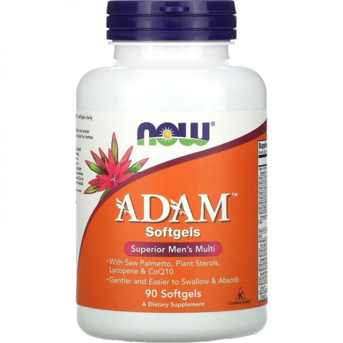 Витамины NOW Adam, 90 капсул NS3880 Витамины NOW Adam, 90 капсул NS3880